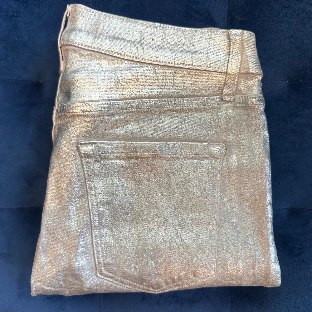 J Brand - Silver coated denim jeans